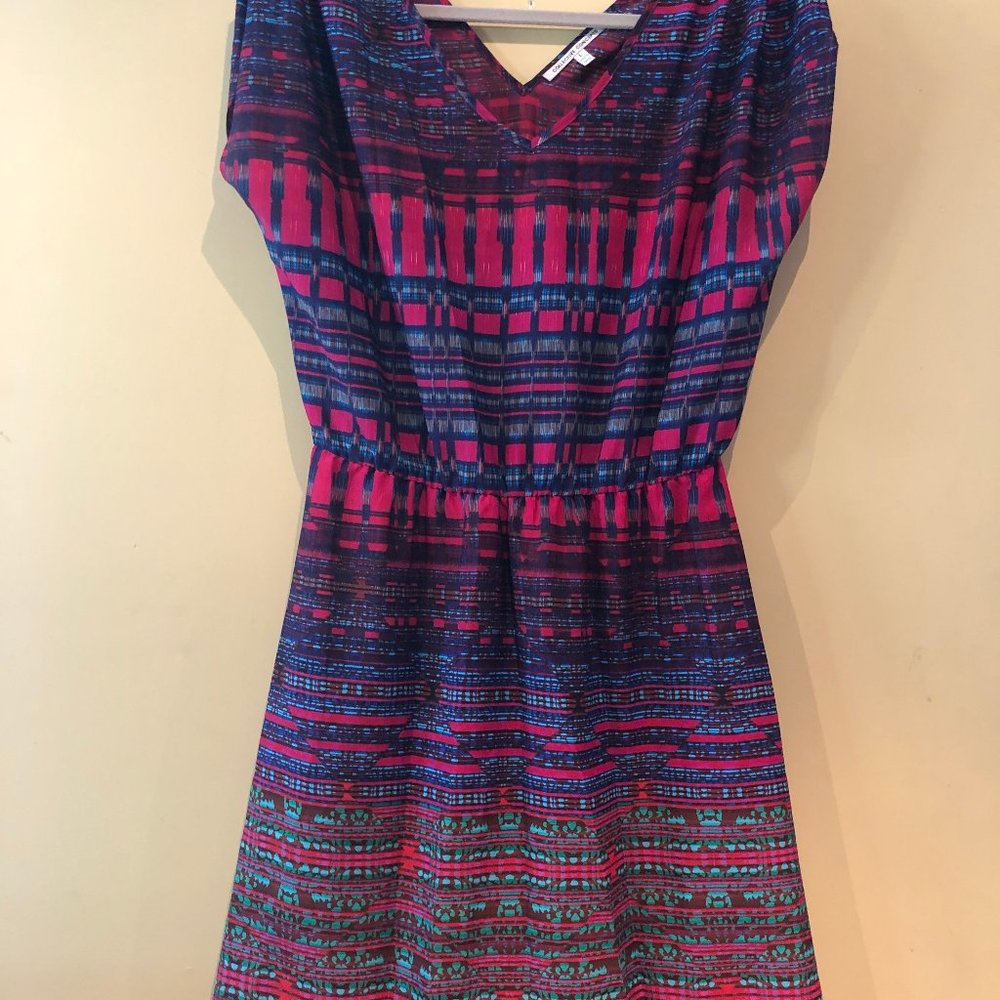 Fit and Flare silk dress